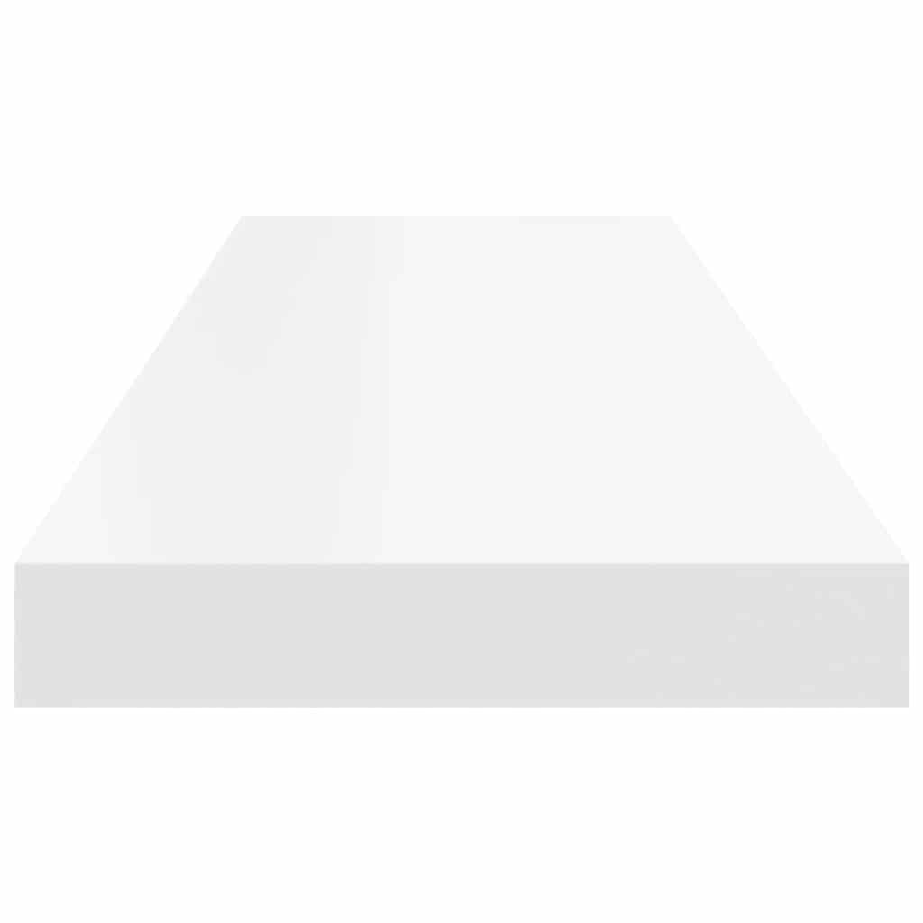 Schweberegal Weiß 80x23,5x3,8 cm MDF