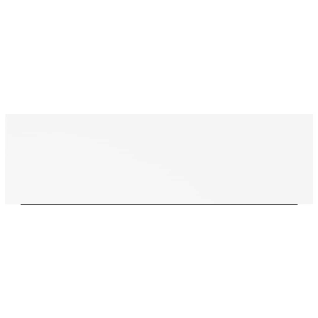 Schweberegal Weiß 80x23,5x3,8 cm MDF