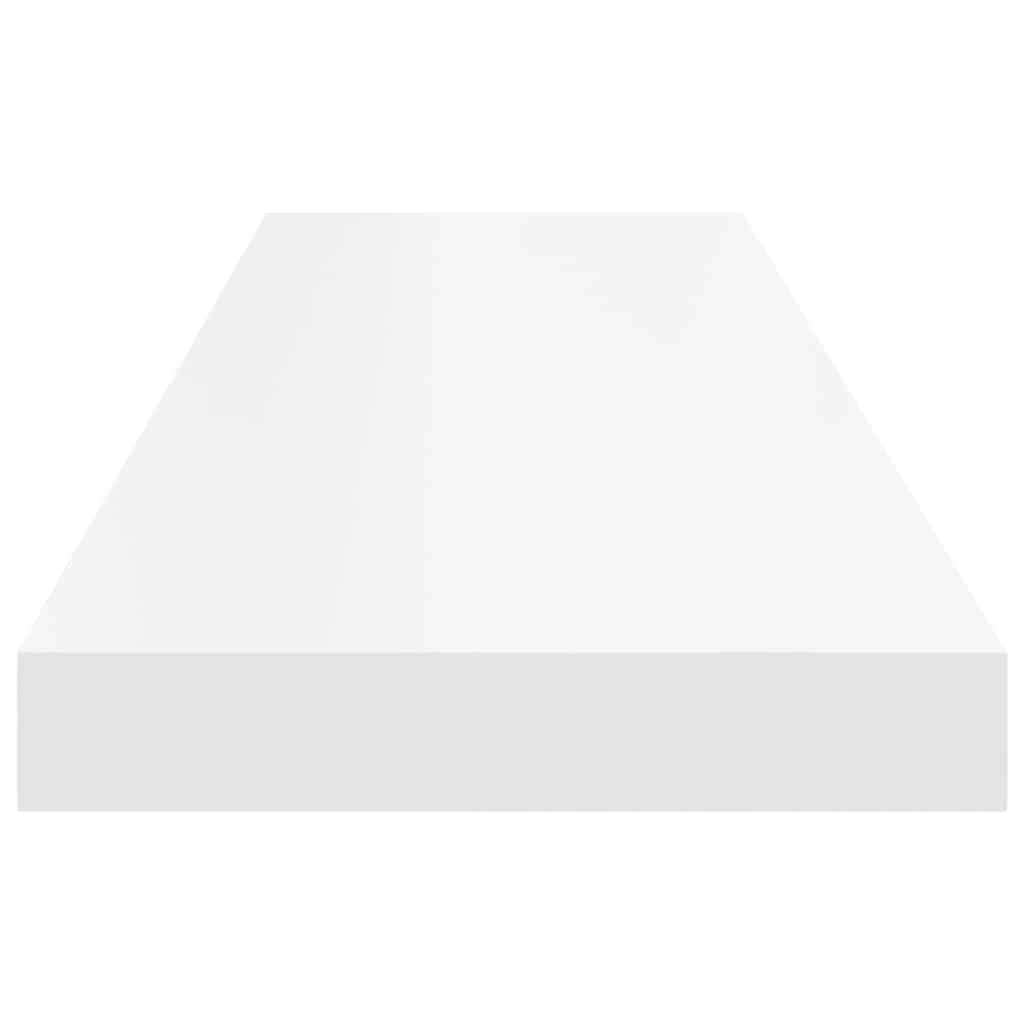 Schweberegal Weiß 90x23,5x3,8 cm MDF