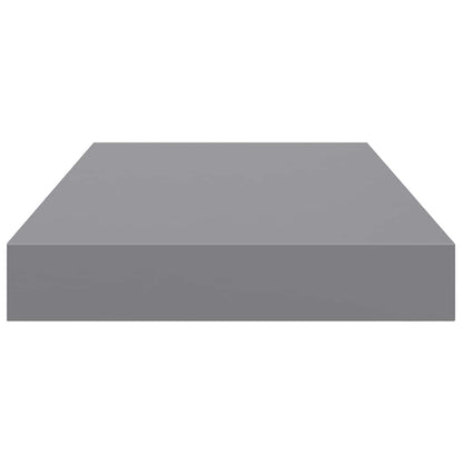 Schwebende Wandregale 4 Stk. Grau 40x23x3,8cm MDF