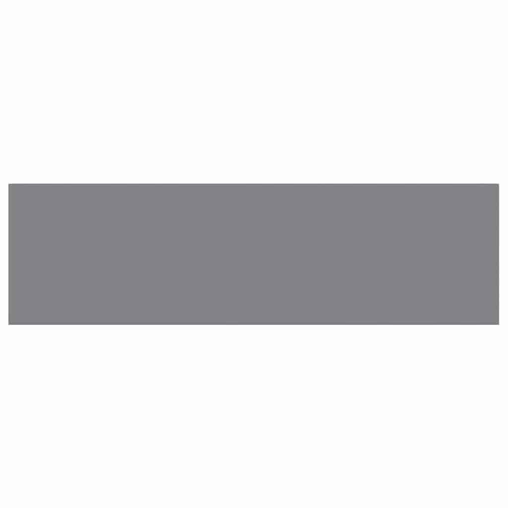 Schweberegal Grau 80x23,5x3,8 cm MDF