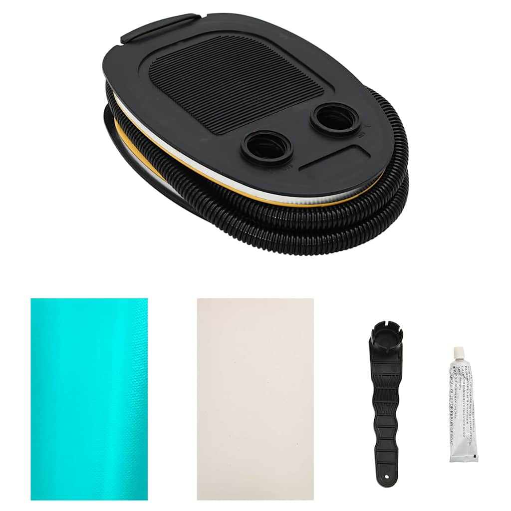 Aufblasbare Gymnastik-Rolle mit Pumpe 120x75 cm PVC Grün