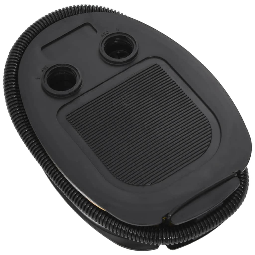 Fußpumpe 26x18 cm PP und PE Grau und Gelb