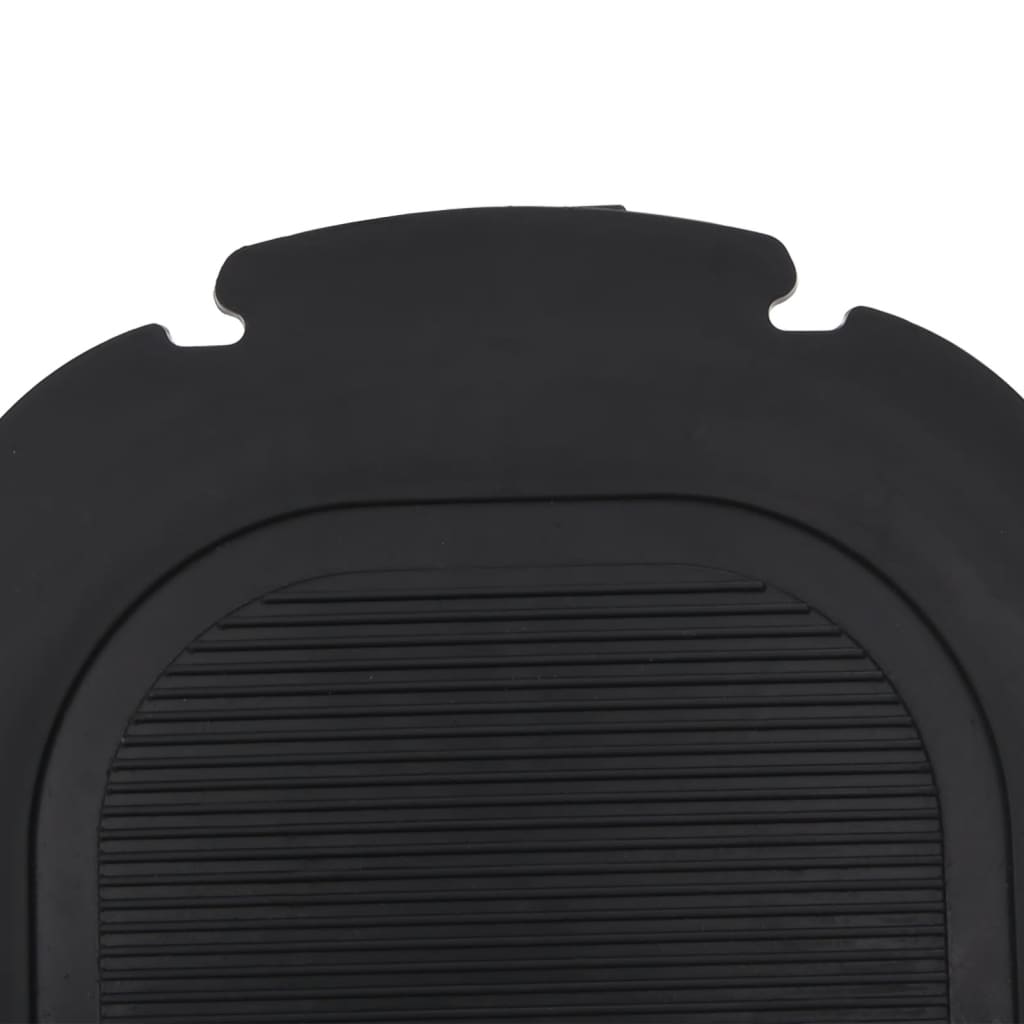 Fußpumpe 26x18 cm PP und PE Grau und Gelb