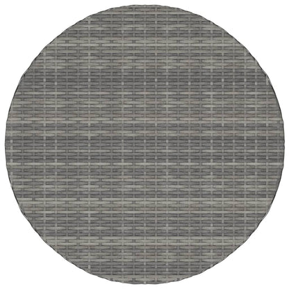 Gartentisch Grau 70x70x73 cm Poly Rattan