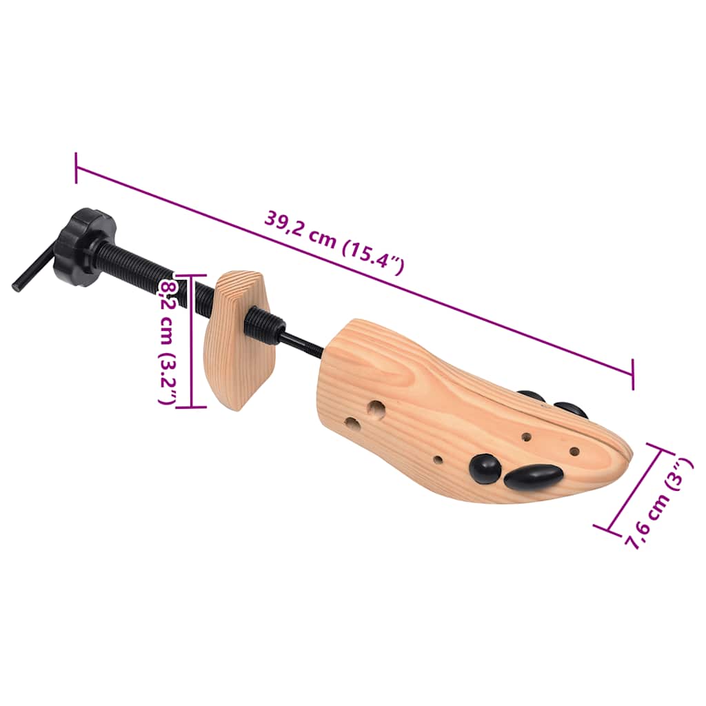 Schuhspanner Größe 36-40 Massivholz Kiefer