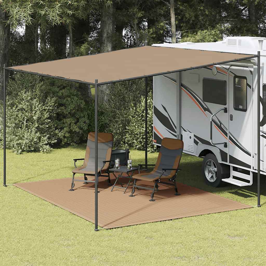 Zeltteppich 300x400 cm Taupe