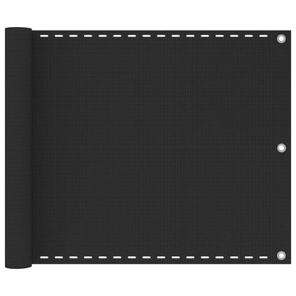 Balkon-Sichtschutz Anthrazit 75x300 cm HDPE