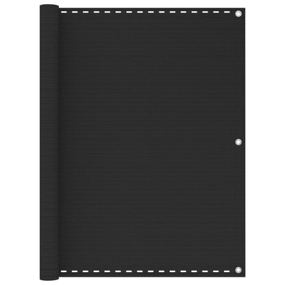 Balkon-Sichtschutz Anthrazit 120x300 cm HDPE