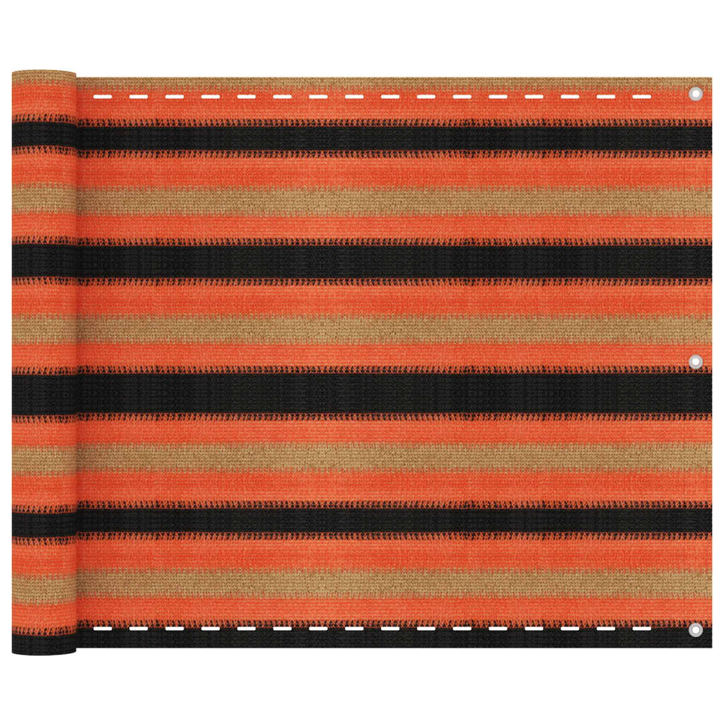 Balkon-Sichtschutz Mehrfarbig 75x400 cm HDPE