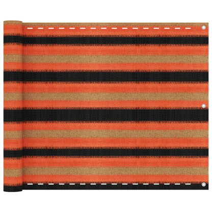 Balkon-Sichtschutz Mehrfarbig 75x400 cm HDPE