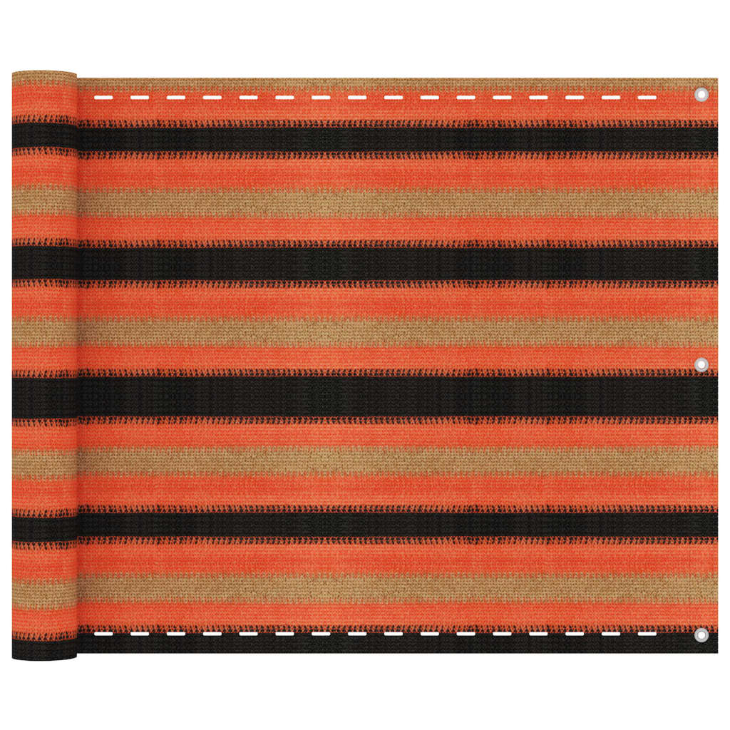 Balkon-Sichtschutz Mehrfarbig 75x500 cm HDPE