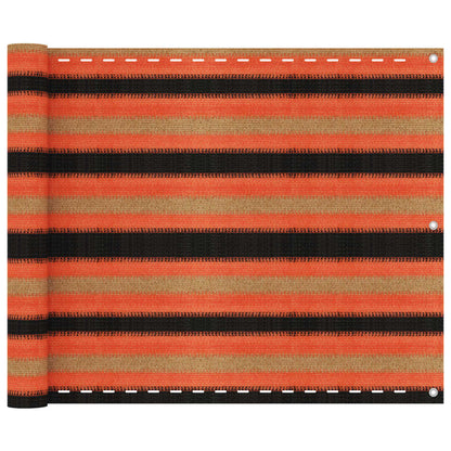 Balkon-Sichtschutz Mehrfarbig 75x500 cm HDPE