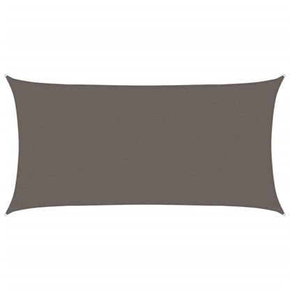 Sonnensegel 160 g/m² Anthrazit 2,5x4,5 m HDPE