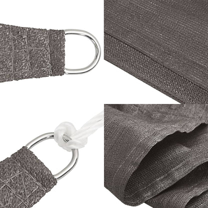 Sonnensegel 160 g/m² Anthrazit 3x4,5 m HDPE