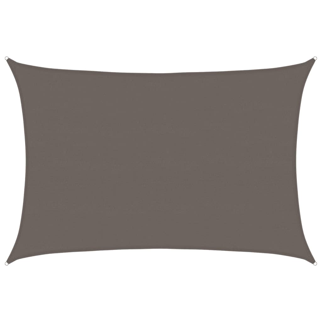 Sonnensegel 160 g/m² Anthrazit 5x7 m HDPE