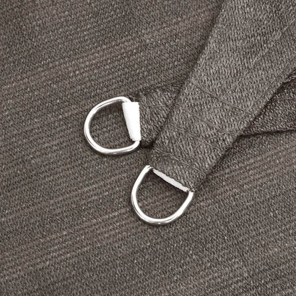 Sonnensegel 160 g/m² Anthrazit 4x4x4 m HDPE