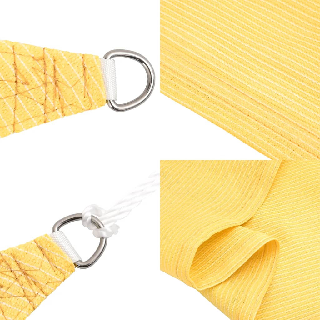 Sonnensegel 160 g/m² Beige 2,5x2,5x3,5 m HDPE