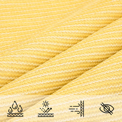 Sonnensegel 160 g/m² Beige 4/5x4 m HDPE