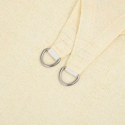 Sonnensegel 160 g/m² Creme 2x2,5 m HDPE