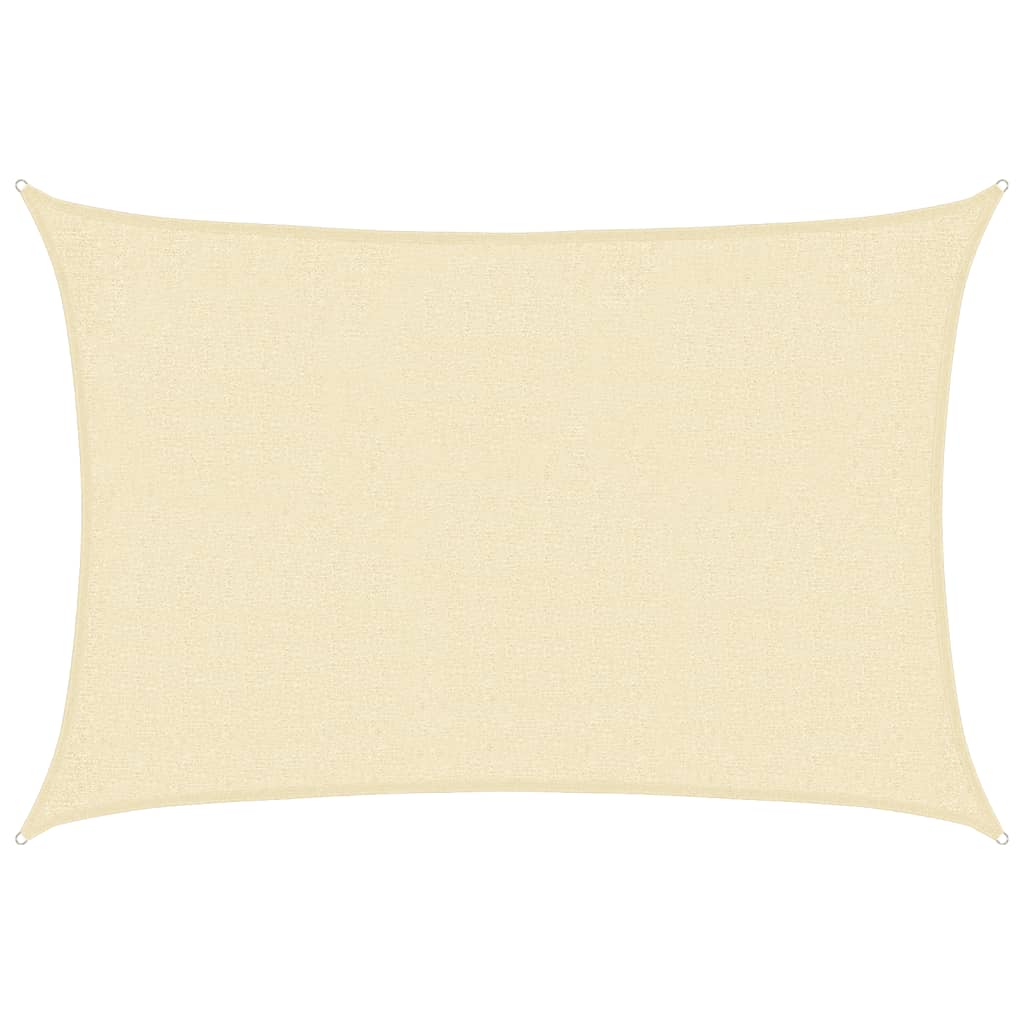 Sonnensegel 160 g/m² Creme 2x3 m HDPE