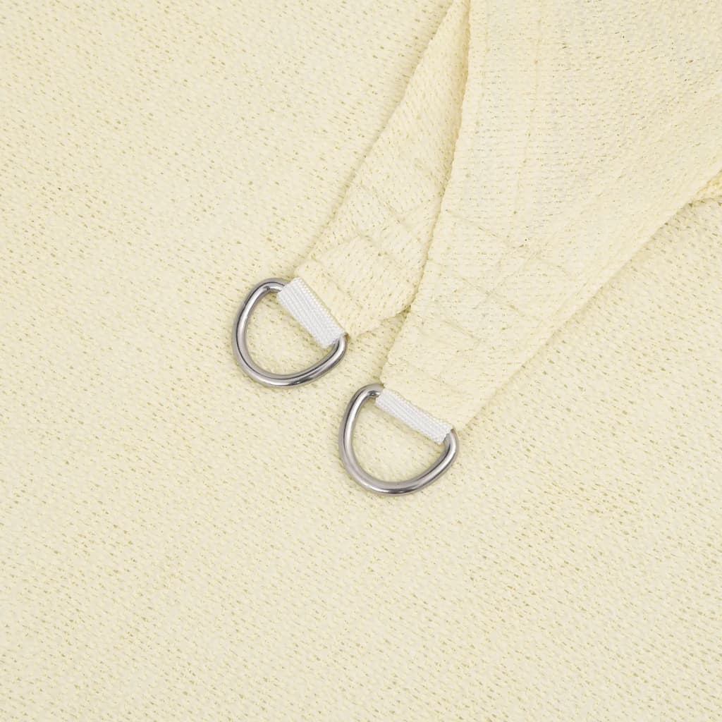 Sonnensegel 160 g/m² Creme 2,5x3 m HDPE