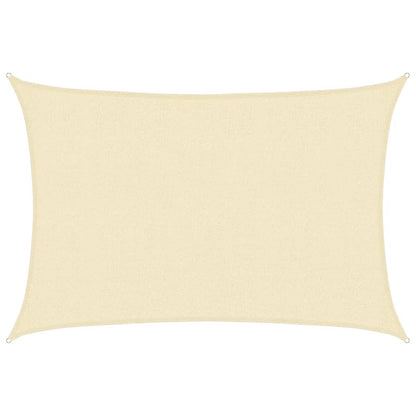 Sonnensegel 160 g/m² Creme 2,5x4 m HDPE