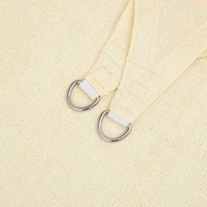 Sonnensegel 160 g/m² Creme 2,5x5 m HDPE