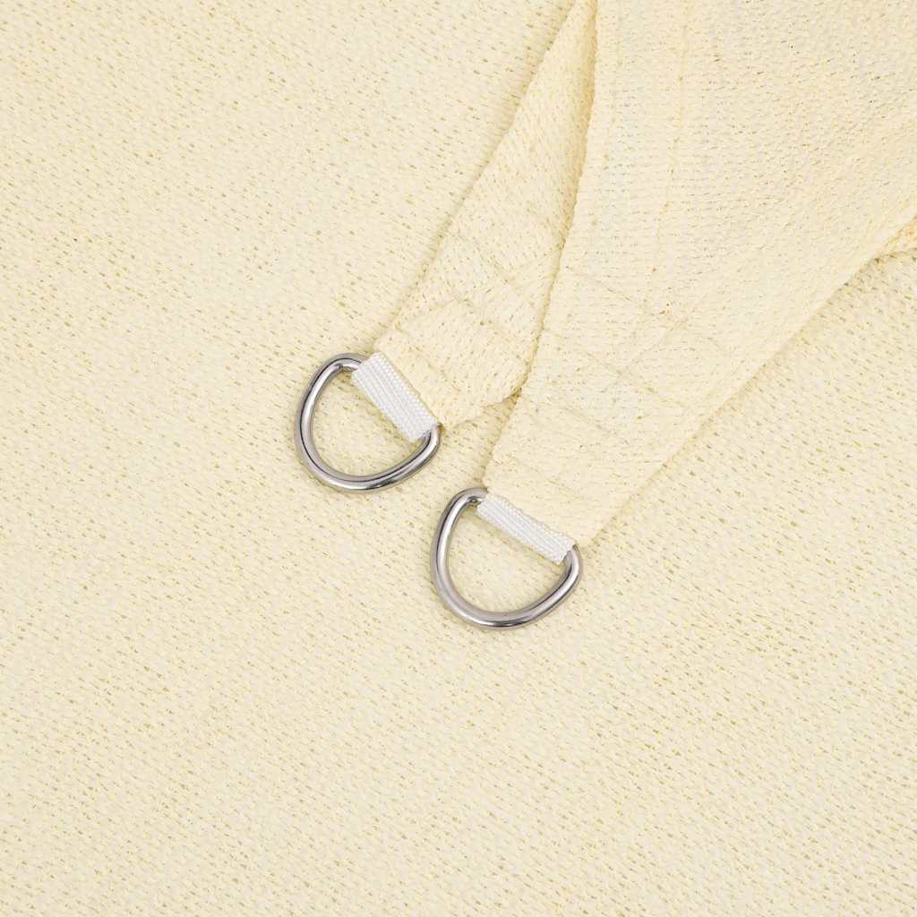 Sonnensegel 160 g/m² Creme 3x5 m HDPE