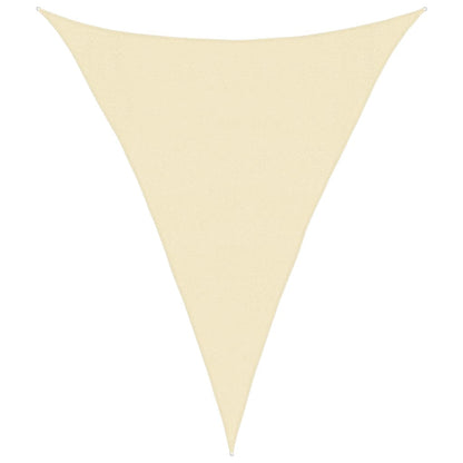 Sonnensegel 160 g/m² Cremeweiß 3x4x4 m HDPE