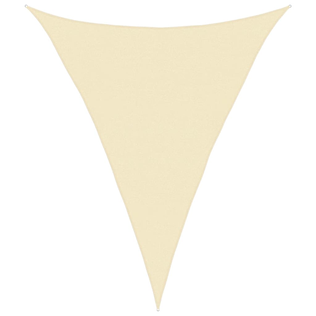 Sonnensegel 160 g/m² Cremeweiß 4x5x5 m HDPE