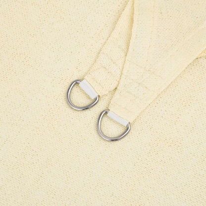 Sonnensegel 160 g/m² Cremeweiß 4x5x5 m HDPE