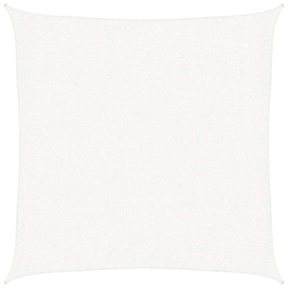 Sonnensegel 160 g/m² Weiß 3x3 m HDPE