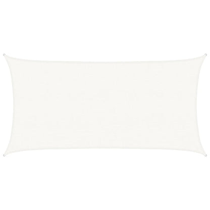 Sonnensegel 160 g/m² Weiß 2x3,5 m HDPE