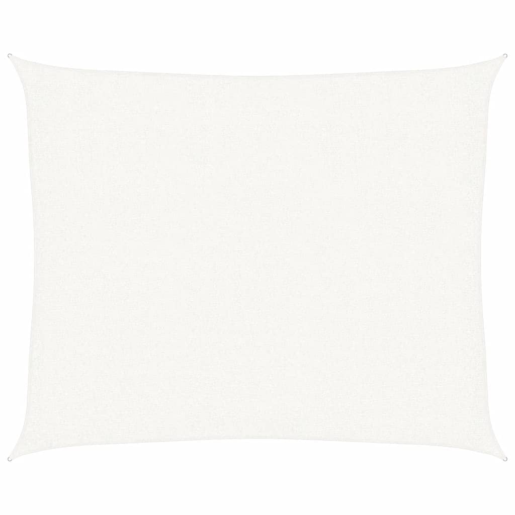 Sonnensegel 160 g/m² Weiß 2,5x3 m HDPE