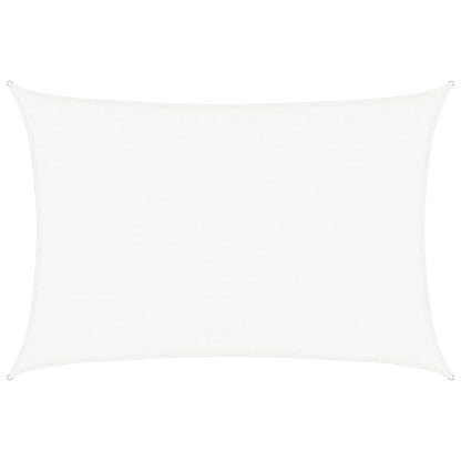 Sonnensegel 160 g/m² Weiß 3,5x4,5 m HDPE