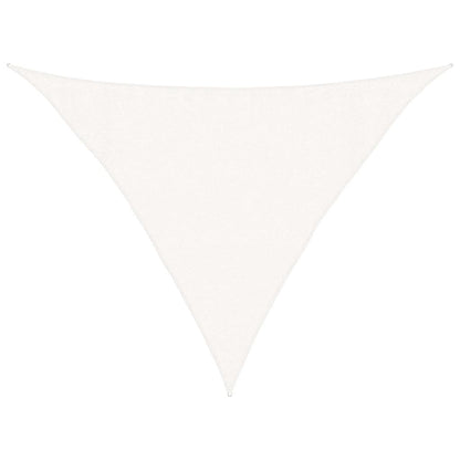 Sonnensegel 160 g/m² Weiß 3,5x3,5x4,9 m HDPE