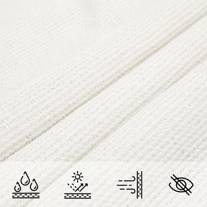 Sonnensegel 160 g/m² Weiß 4,5x4,5x4,5 m HDPE