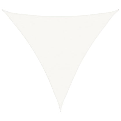 Sonnensegel 160 g/m² Weiß 6x6x6 m HDPE