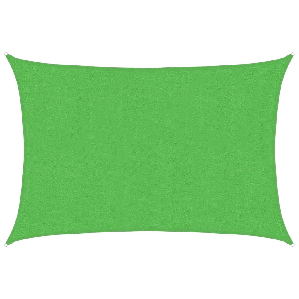 Sonnensegel 160 g/m² Hellgrün 2x2,5 m HDPE