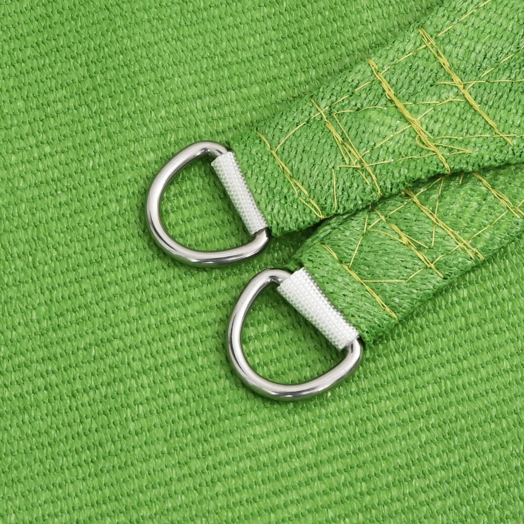 Sonnensegel 160 g/m² Rechteckig Hellgrün 2,5x5 m HDPE