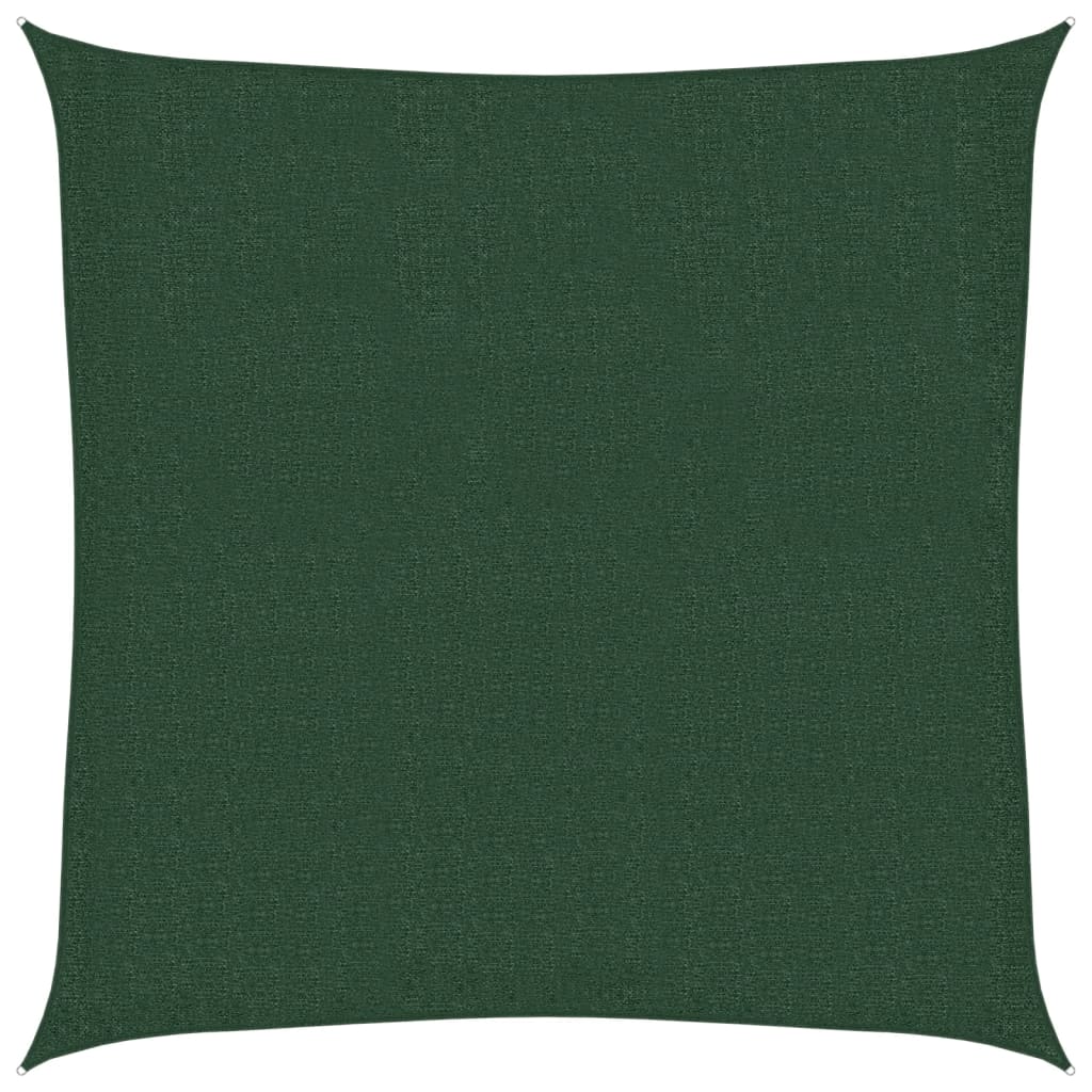 Sonnensegel 160 g/m² Dunkelgrün 2,5x2,5 m HDPE