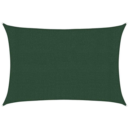 Sonnensegel 160 g/m² Dunkelgrün 3x4,5 m HDPE