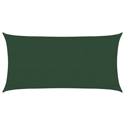 Sonnensegel 160 g/m² Dunkelgrün 3x6 m HDPE