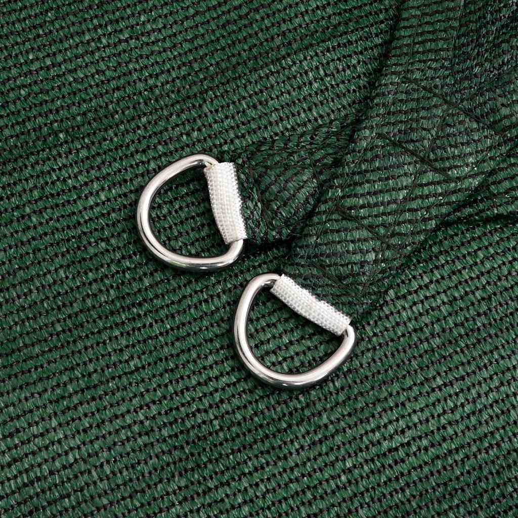 Sonnensegel 160 g/m² Dunkelgrün 5x7x7 m HDPE