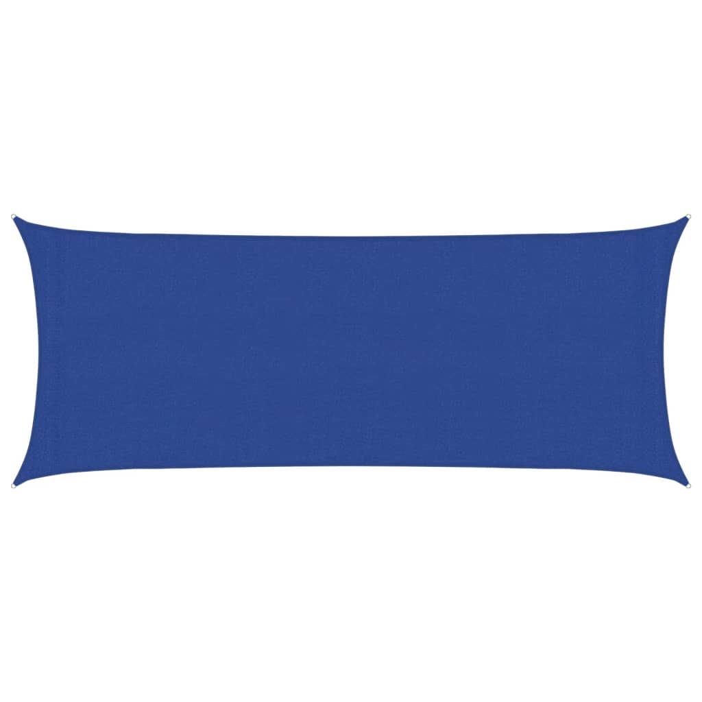 Sonnensegel 160 g/m² Blau 2x4,5 m HDPE