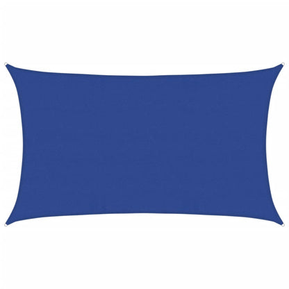 Sonnensegel 160 g/m² Rechteckig Blau 5x8 m HDPE