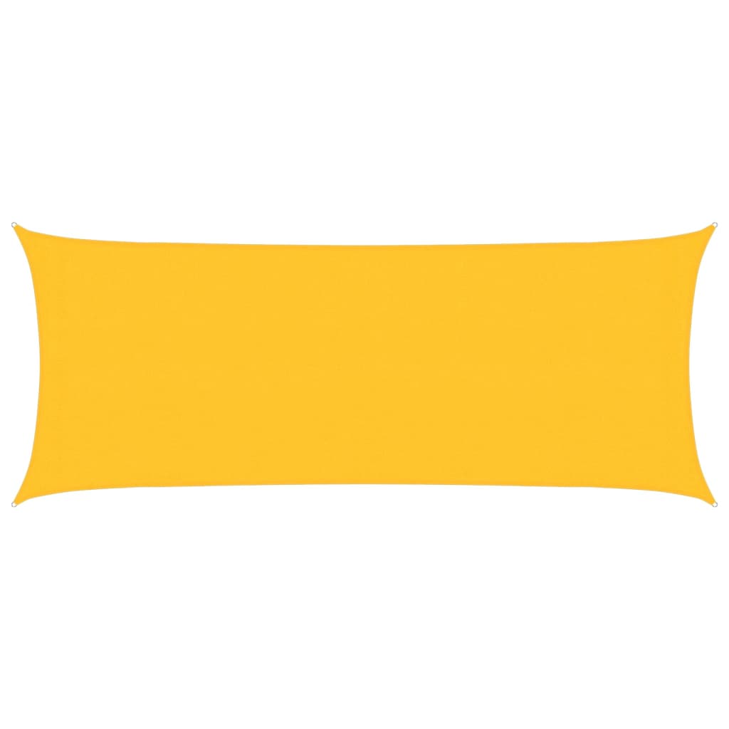 Sonnensegel 160 g/m² Rechteckig Gelb 2x4,5 m HDPE