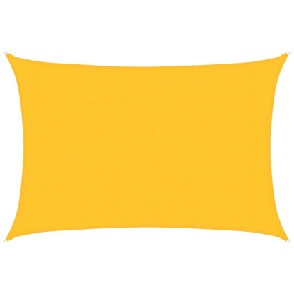 Sonnensegel 160 g/m² Gelb 3x4,5 m HDPE