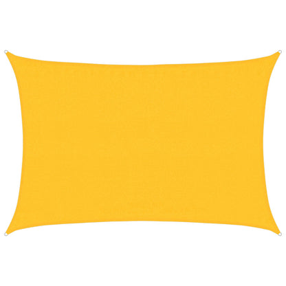 Sonnensegel 160 g/m² Rechteckig Gelb 3,5x5 m HDPE